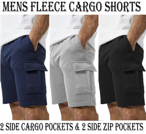 Mens cargo fleece shorts sweat - cargo,