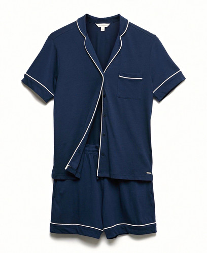 Women navy cotton - m&s,
