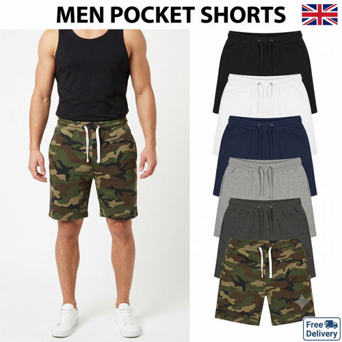 Men casual shorts - casual, elasticated