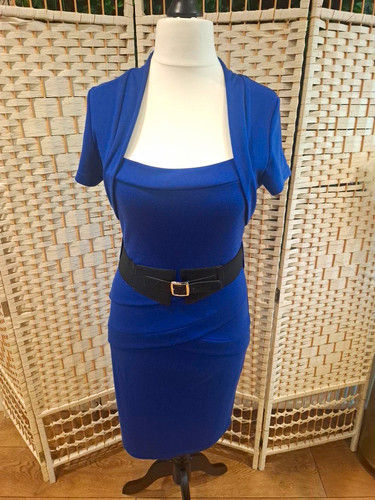 Label blue sheath dress - i,