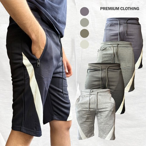 Mens thin fleece shorts zip - fleece,