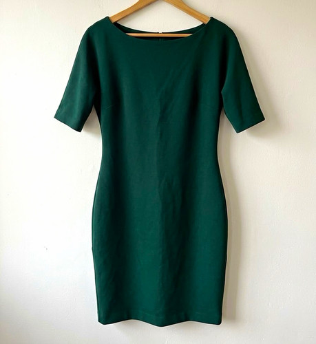 Zara green jersey sheath dress - zara,