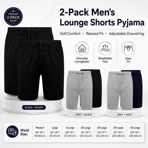 Mens lounge shorts - mens, pyjama