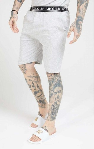 Siksilk mens grey marl loose - grey,