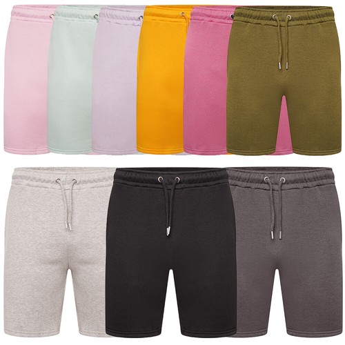 Mens fleece jogger shorts - fleece,