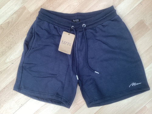 Boohoo man blue jersey shorts - jersey,
