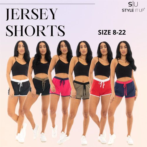 Womens ladies jersey shorts - ladies,