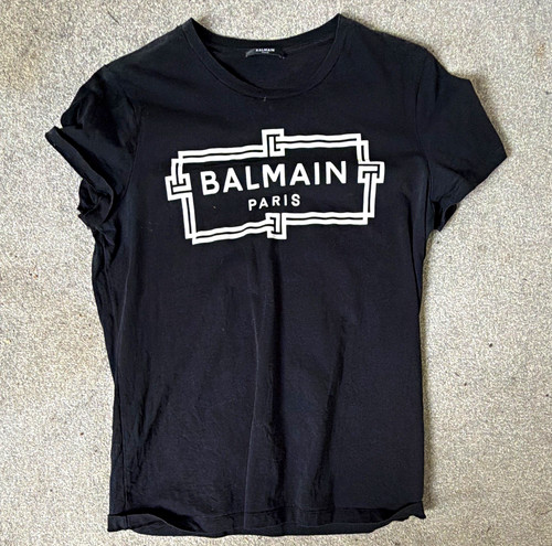 Balmain paris men black - black, crew