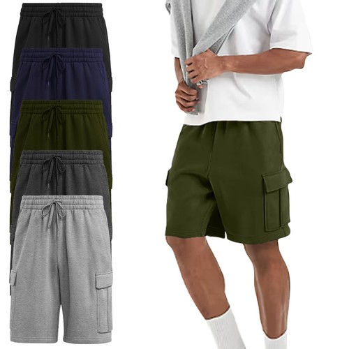 Mens cargo fleece - cargo, shorts