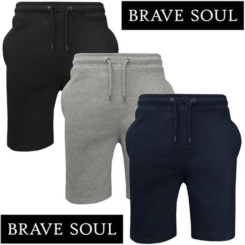 Brave soul mens jogging shorts - mens,