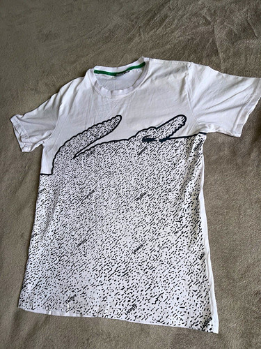 Lacoste men white graphic - white,