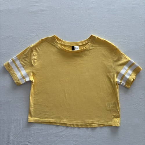 Yellow cropped t - h&m,