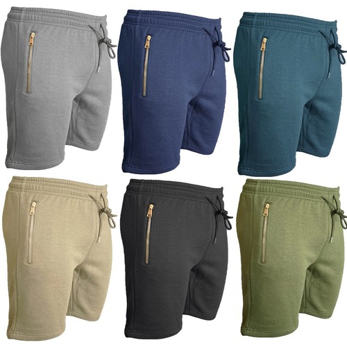 Mens plain fleece shorts - mens,