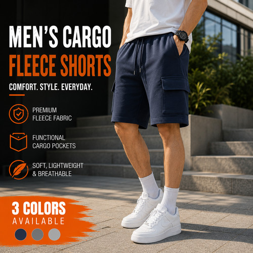 Mens cargo fleece - mens,