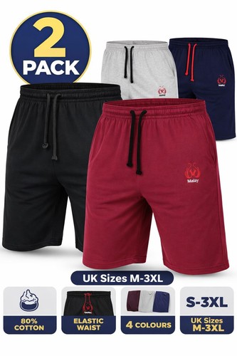 Mens jersey shorts pack - jersey, 2