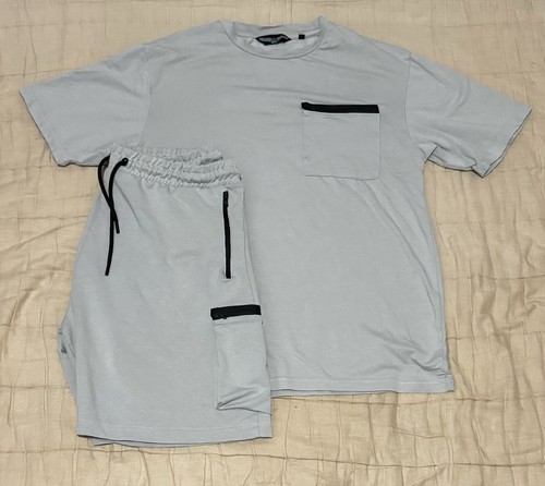 Boy men grey 2 piece - xl,